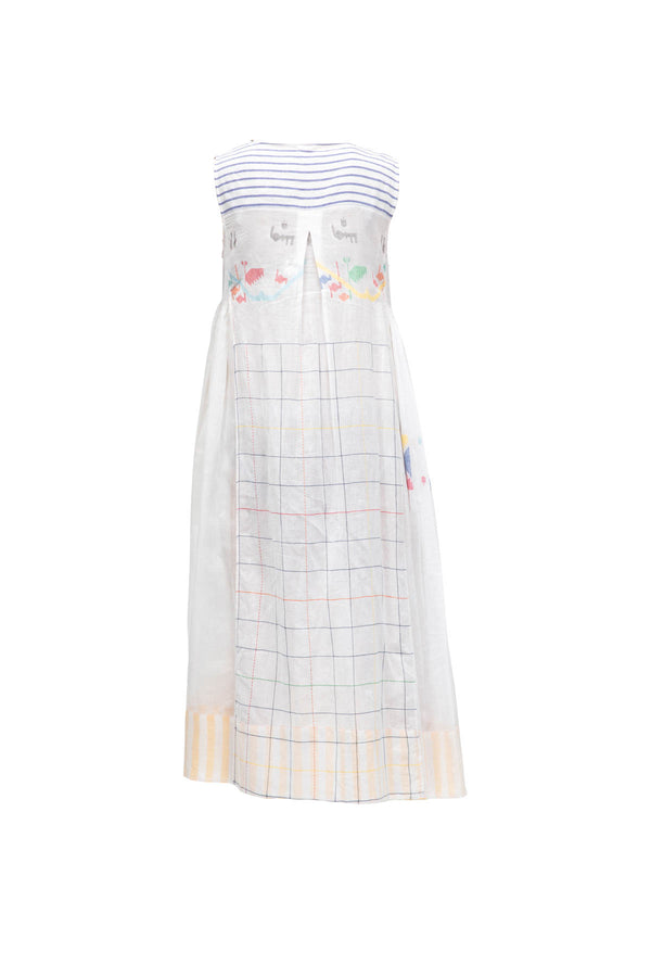 Embroidered Smock Dress