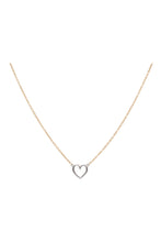 Load image into Gallery viewer, Diamond Heart Charm Necklace