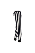 Load image into Gallery viewer, Leonis Black &amp; White Stripe Cashmere Trouser