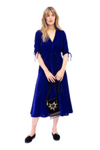 Load image into Gallery viewer, Bugesha Velvet Dress - Blue