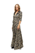 Load image into Gallery viewer, Panther Print Silk Dress - Long