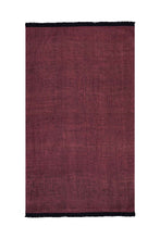Load image into Gallery viewer, Herringbone Cashmere Blanket - Pink &amp; Black