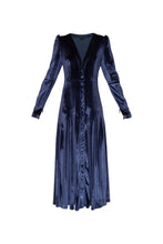 Load image into Gallery viewer, Jemima Velvet Dress - Navy