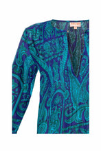 Load image into Gallery viewer, Heidi Silk Dress - Blue