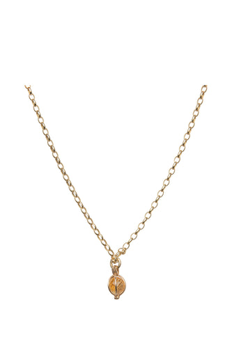 Gemstone Cage Necklace