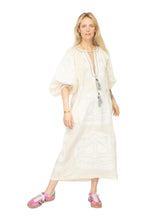Load image into Gallery viewer, Shalimar Dress - Cream &amp; White