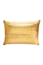 Load image into Gallery viewer, Large Gold Woven Clutch Bag