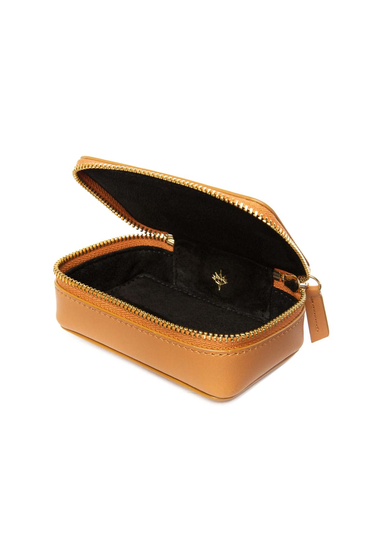 Leather Jewellery Case - Natural