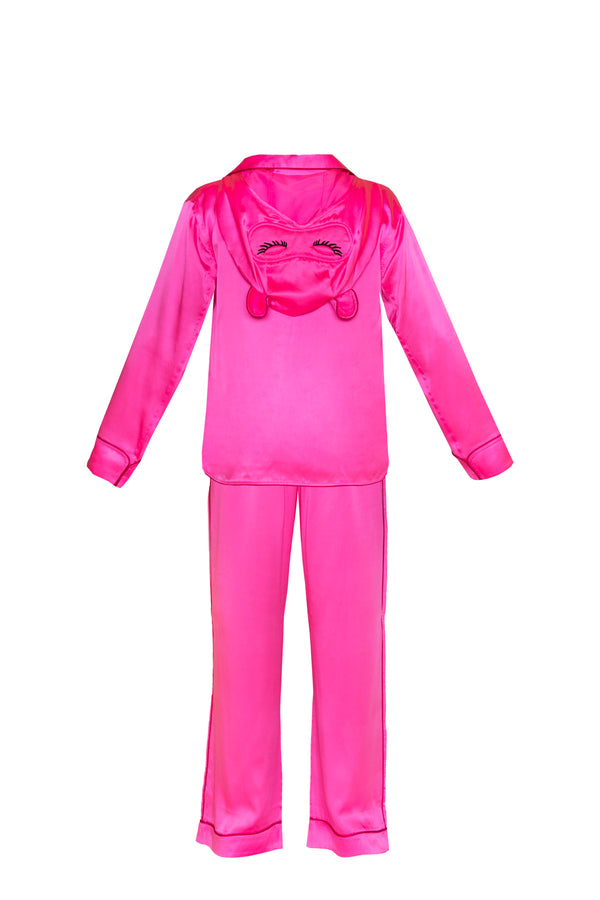 Silk Pyjama Set - Pink