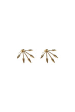 Load image into Gallery viewer, Five Spike Earrings - Gold