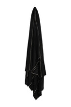 Load image into Gallery viewer, Classic Embroidered Edge Cashmere Shawl - Black