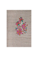 Load image into Gallery viewer, Special Reversible Floral Embroidered Shawl - Grey, Pink &amp; Pale Blue