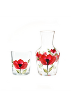 Load image into Gallery viewer, Poppy Carafe &amp; Tumbler