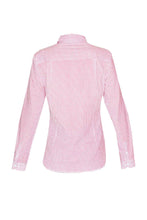 Load image into Gallery viewer, Women&#39;s Cotton Shirt - Magenta Mini Polka