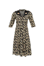 Load image into Gallery viewer, Panther Print Silk Dress