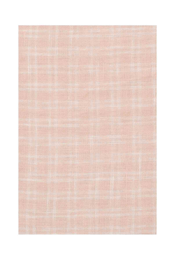 Florence Linen Dress - Pink Plaid
