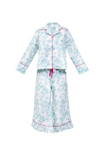 Load image into Gallery viewer, Frill Women&#39;s Cotton Pyjamas - Turquoise