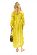Load image into Gallery viewer, Heidi Silk Dress - Lemon