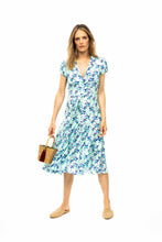 Load image into Gallery viewer, Silk Bugesha Dress - Blue Orchid