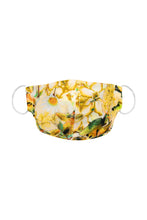 Load image into Gallery viewer, Silk Face Mask - Yellow Orchid
