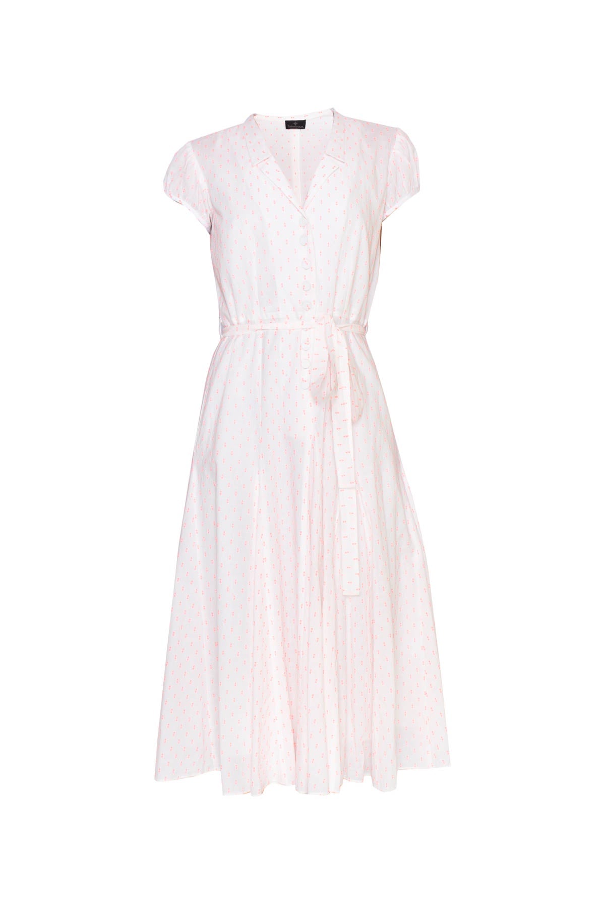 Cotton Bugesha Dress - Pink Polka