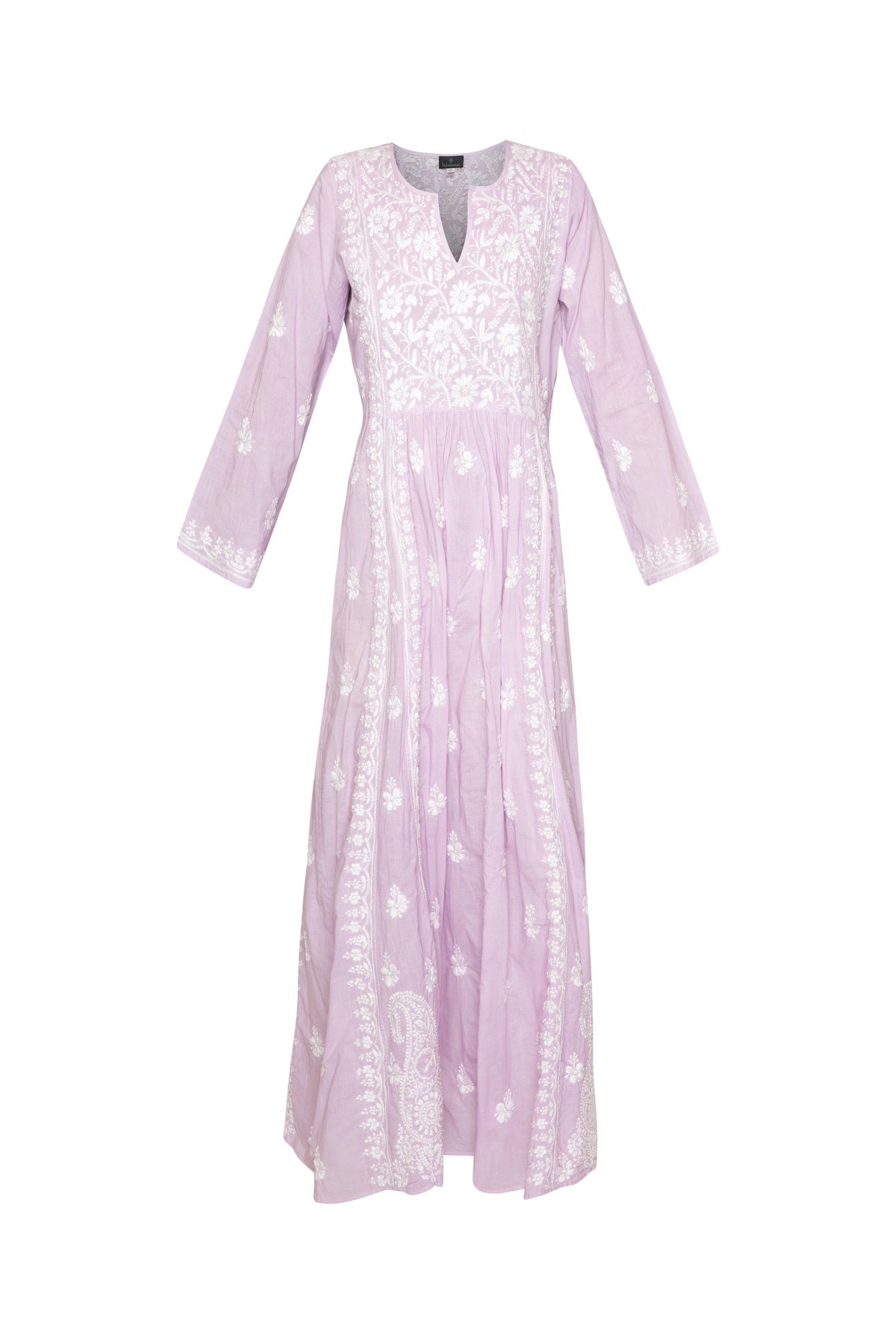 Cotton Embroidered Dress - Liliac
